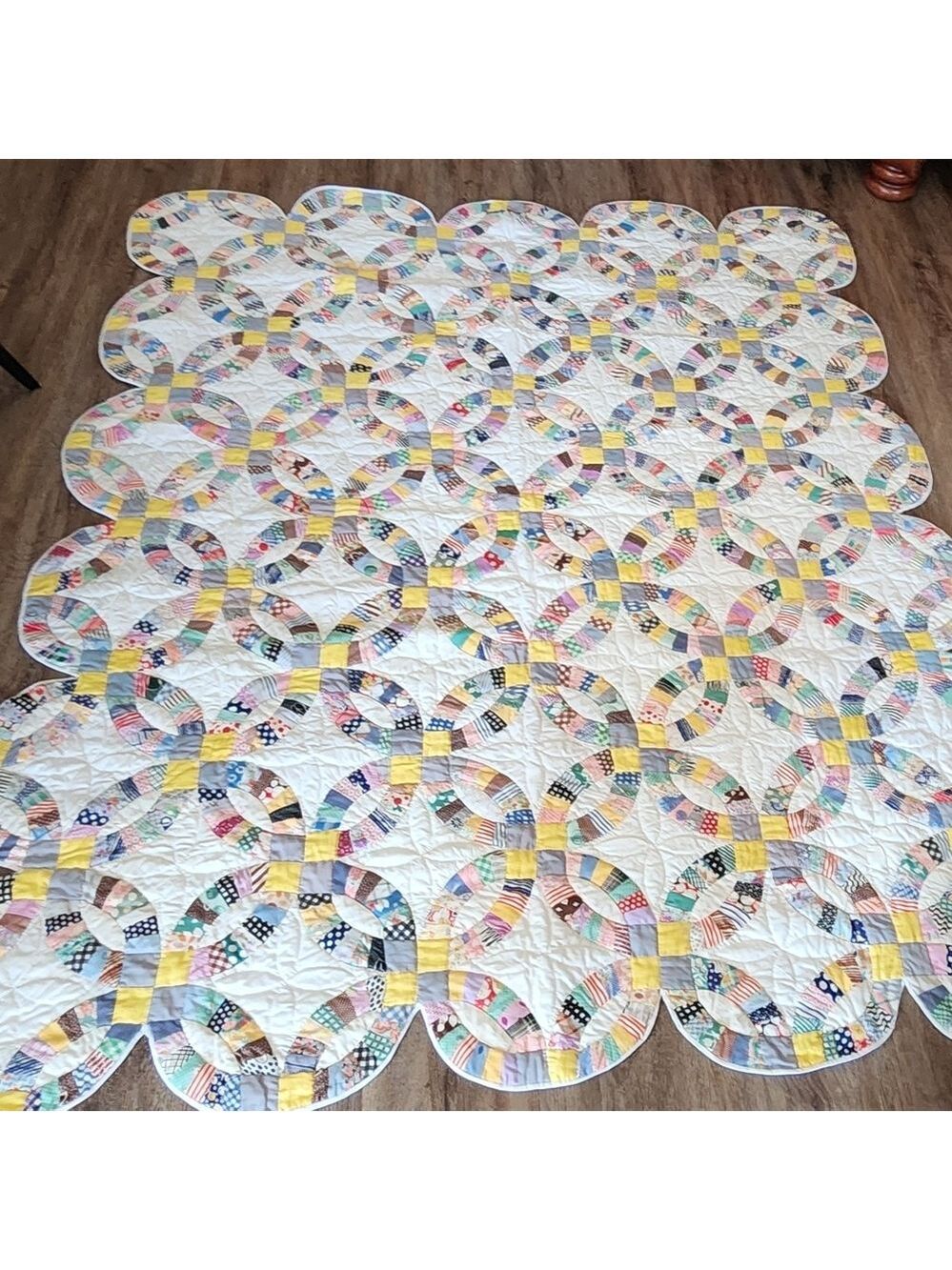 Vintage Wedding Ring Quilt #2863